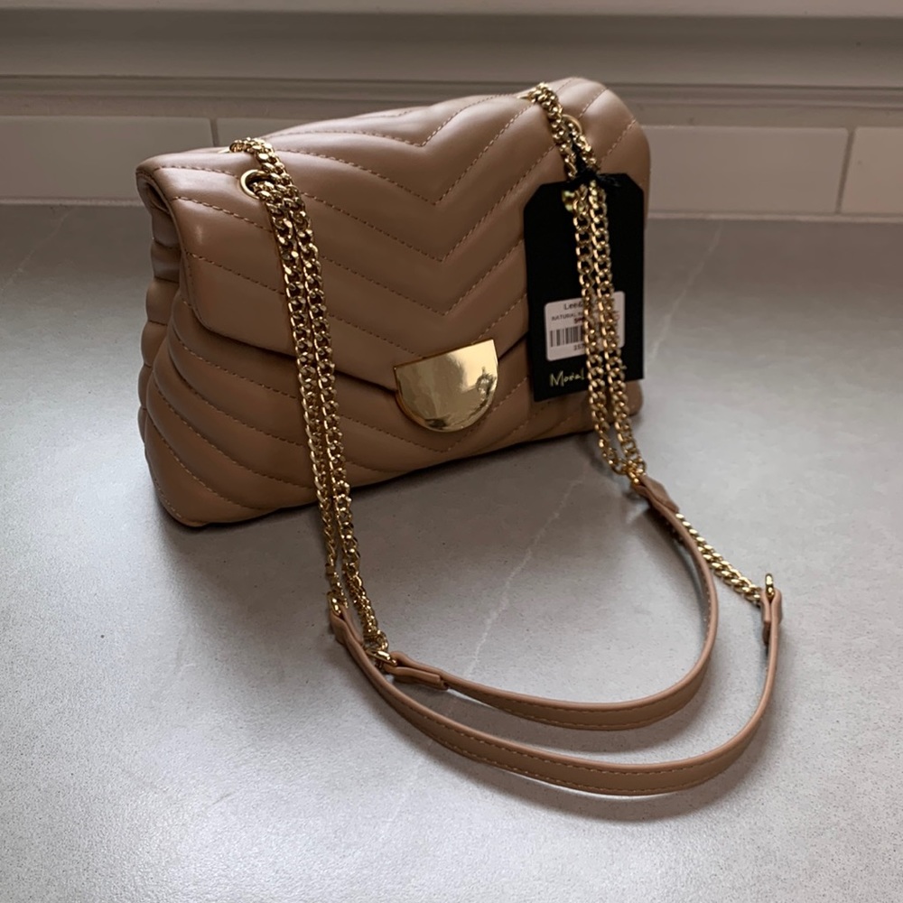 Moda Luxe Natural Nora Cross-Body Handbag